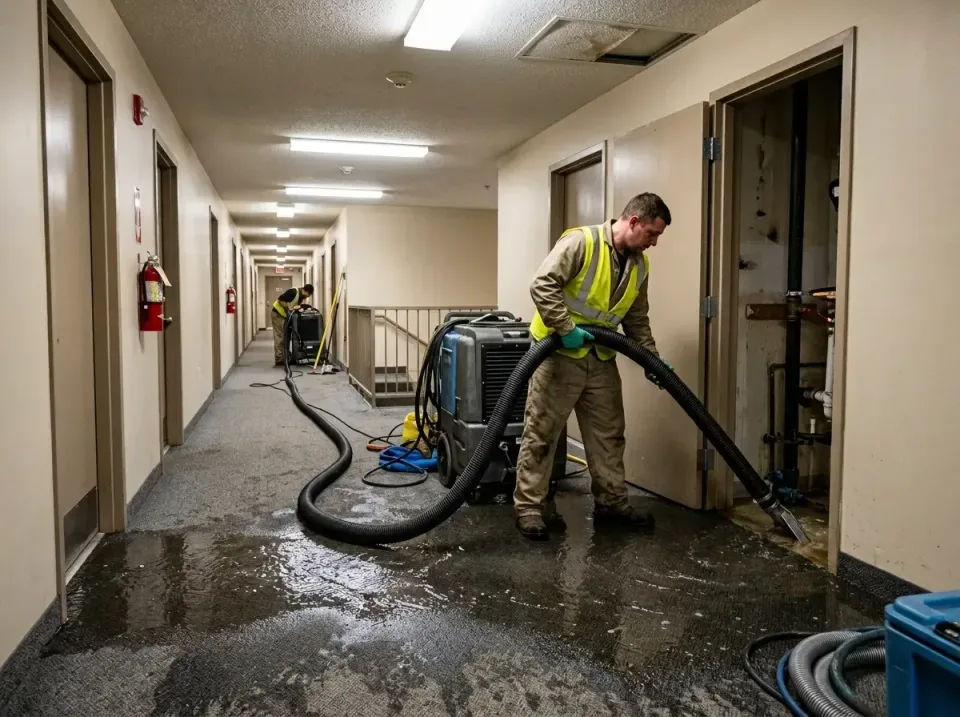 multi-unit-apartment-hallway-f-005 — frequently asked questions, Emergency Burst Pipe Water Extraction & Removal in Glenshaw…